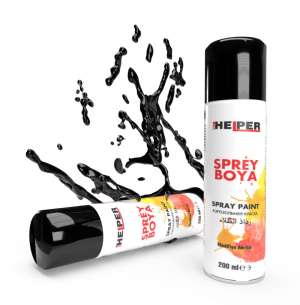 HELPER - RAL 9005 - Jet Black - بخاخ دهان